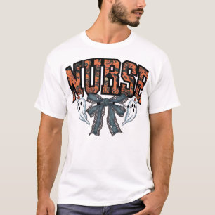 Halloween Nurse Scary Coquette Bow Classic T-Shirt