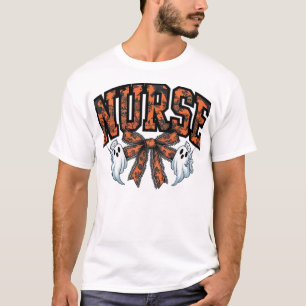 Halloween Nurse Scary Coquette Bow Classic T-Shirt
