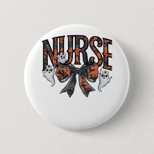 Halloween Nurse Scary Coquette Bow Classic T-Shirt 6 Cm Round Badge