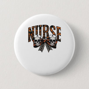 Halloween Nurse Scary Coquette Bow Classic T-Shirt 6 Cm Round Badge