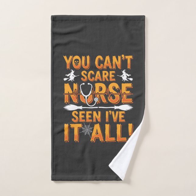 Halloween Nurse Seen It All Design_1 Hand Towel (Hand Towel)