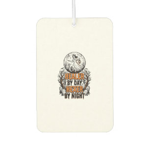 Halloween Nurse Shirt Vintage Engraving Spooky Nur Car Air Freshener