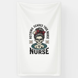 Halloween Nurse Shirt Vintage Skull Graphic_1 Banner