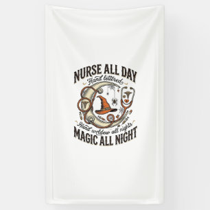 Halloween Nurse Shirt Witchy Medical Night Shift_1 Banner
