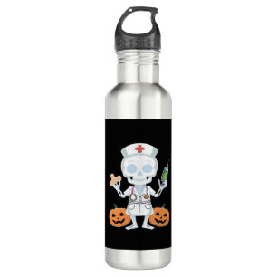 Halloween Nurse Skeleton Essential T-Shirt 710 Ml Water Bottle