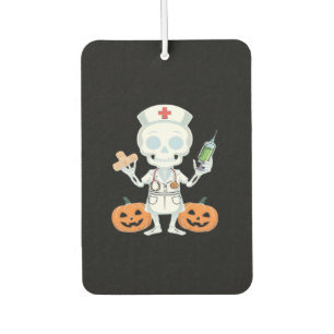 Halloween Nurse Skeleton Essential T-Shirt Car Air Freshener