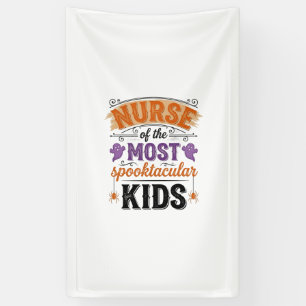 Halloween Nurse Spooktacular Kids Vintage Design_1 Banner