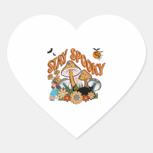 Halloween Nurse Stay Spooky Heart Sticker