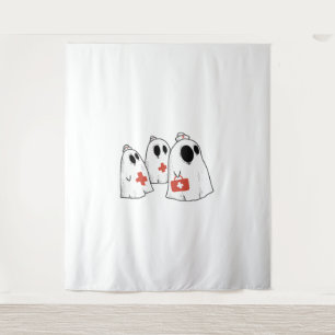 Halloween Nurse  Tapestry
