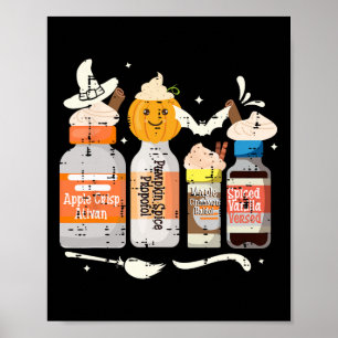 Halloween Nurse Tee Crna Pacu ER ED ICU Cricital C Poster