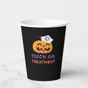 Halloween Nurse Trick or Treatment Classic T-Shirt Paper Cups
