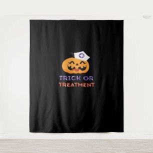 Halloween Nurse Trick or Treatment Classic T-Shirt Tapestry