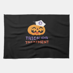 Halloween Nurse Trick or Treatment Classic T-Shirt Tea Towel
