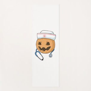 Halloween Nurse Tshirt Squad Pumpkin RN Graduate N Yoga Mat