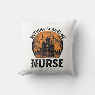 Halloween Nurse Vintage Spooky Moon Design_1 Cushion