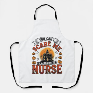 Halloween Nurse Vintage Spooky Registered Nurse De Apron