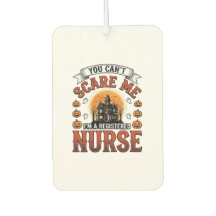 Halloween Nurse Vintage Spooky Registered Nurse De Car Air Freshener