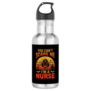 Halloween Nurse You Can't Scare Me Vintage 532 Ml Water Bottle