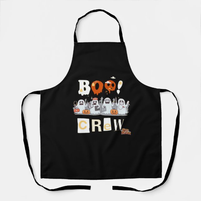 Halloween Nurses Boo Crew Classic T-Shirt Apron (Front)
