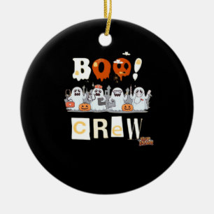Halloween Nurses Boo Crew Classic T-Shirt Ceramic Tree Decoration