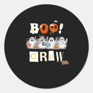 Halloween Nurses Boo Crew Classic T-Shirt Classic Round Sticker