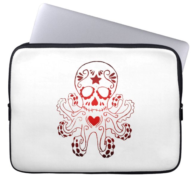 Halloween Octo Laptop Sleeve (Front)