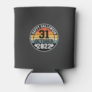 Halloween October 31 2022 Sunset Retro Design_1 Can Cooler