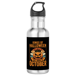 Halloween October Pumpkin King Birthday Design 532 Ml Water Bottle