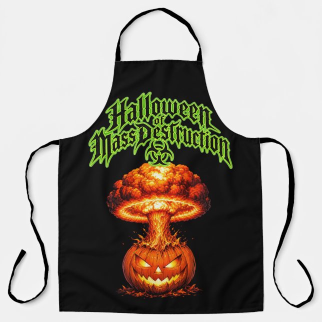 Halloween of Mass Destruction Nuclear Jack-o'-Lant Apron (Front)