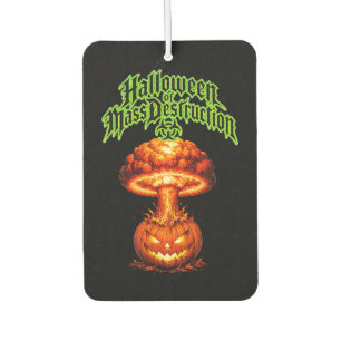 Halloween of Mass Destruction Nuclear Jack-o'-Lant Car Air Freshener
