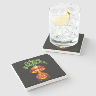 Halloween of Mass Destruction Nuclear Jack-o'-Lant Stone Coaster