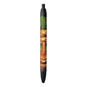 Halloween of Mass Destruction Radioactive Pumpkin Black Ink Pen