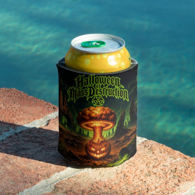Halloween of Mass Destruction Radioactive Pumpkin  Can Cooler (In Situ Pool)