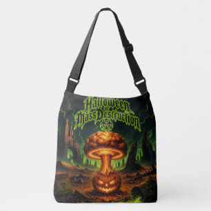 Halloween of Mass Destruction Radioactive Pumpkin Crossbody Bag