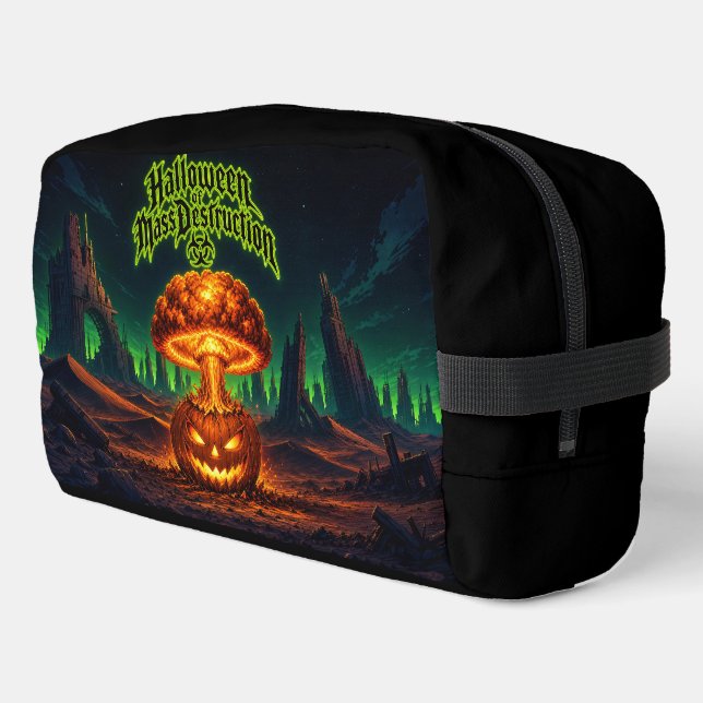 Halloween of Mass Destruction Radioactive Pumpkin  Dopp Kit (Left Corner)