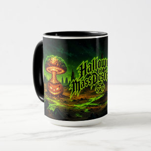 Halloween of Mass Destruction Radioactive Pumpkin Mug