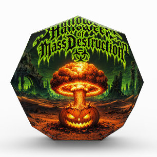 Halloween of Mass Destruction Radioactive Pumpkin  Photo Block