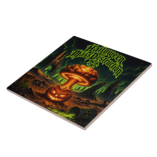 Halloween of Mass Destruction Radioactive Pumpkin Tile