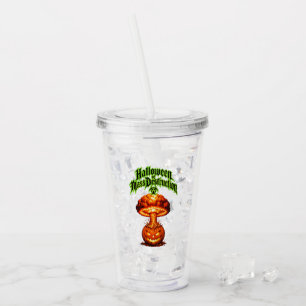 Halloween of Mass Destruction Toxic Jack o Lantern Acrylic Tumbler