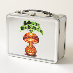 Halloween of Mass Destruction Toxic Jack o Lantern Metal Lunch Box