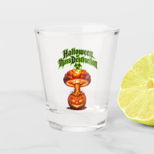 Halloween of Mass Destruction Toxic Jack o Lantern Shot Glass
