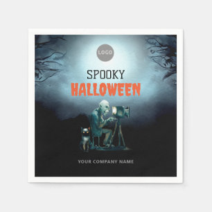 Halloween Office Party Business Scary Movie Ghoul Napkin