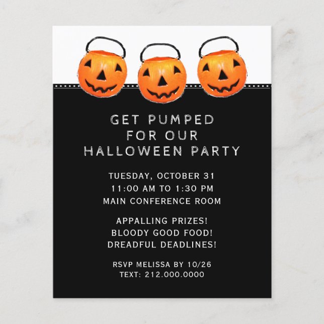 Halloween Office Party Flyer (Front)
