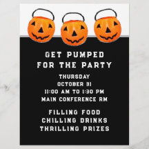 Halloween Office Party Flyer