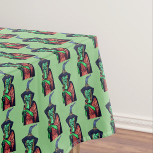 HALLOWEEN OLD CROAN WITCH tablecloth