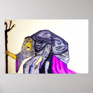 HALLOWEEN OLD HAG  POSTER
