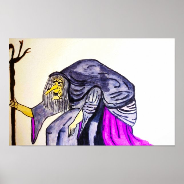 HALLOWEEN OLD HAG  POSTER (Front)