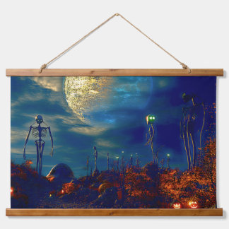 Halloween on another World Hanging Tapestry