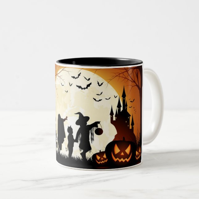 Halloween on doors MUG witch (Front Right)