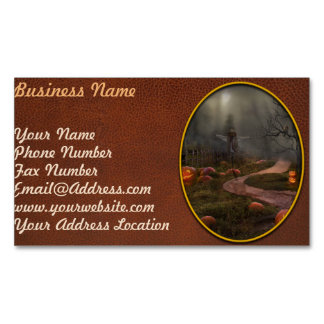 Halloween - On the eve of Halloween Magnetic Business Card
